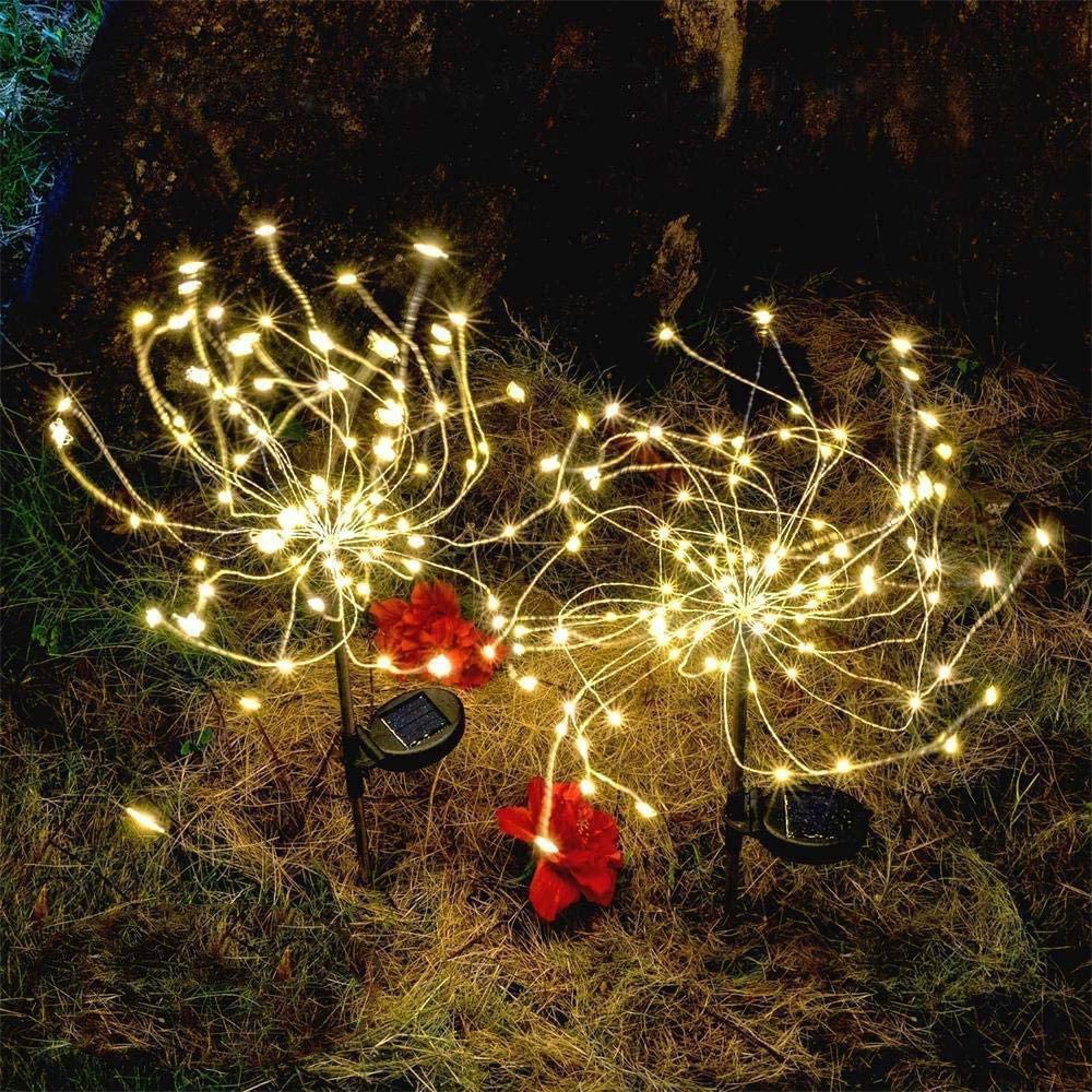 120LED 태양 조명 야외 태양 정원 조명 방수 플래시 문자열 빛 잔디 불꽃 놀이 램프 정원 크리스마스 장식